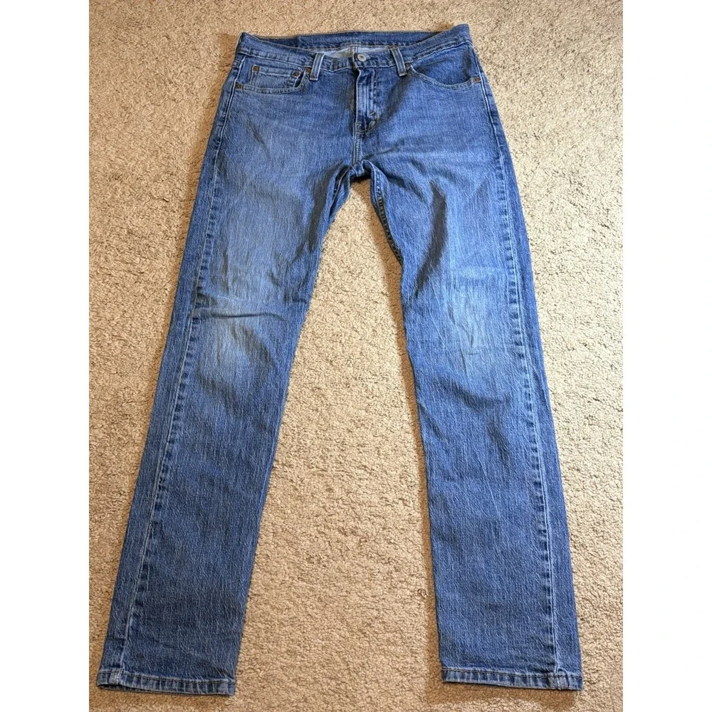 Levis 502 Jeans Men's Size W30L32 Blue Straight‎ Leg Medium Wash Comfortable